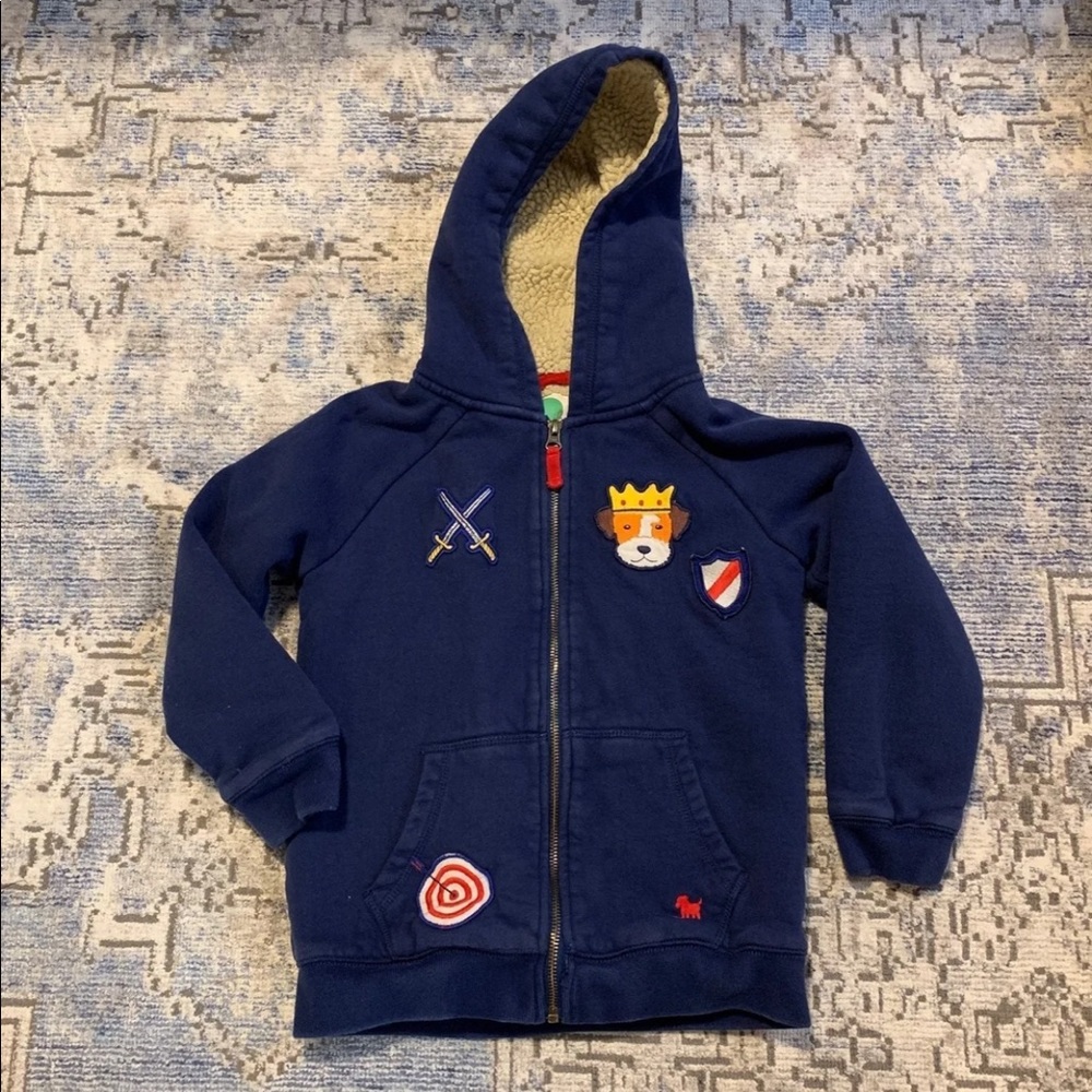 Mini Boden Sherpa Lined Hoodie-Imperfection